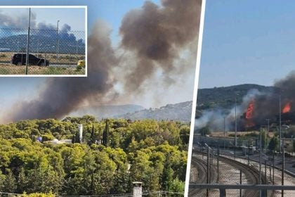 Οριοθετήθηκε η πυρκαγιά στην Παιανία