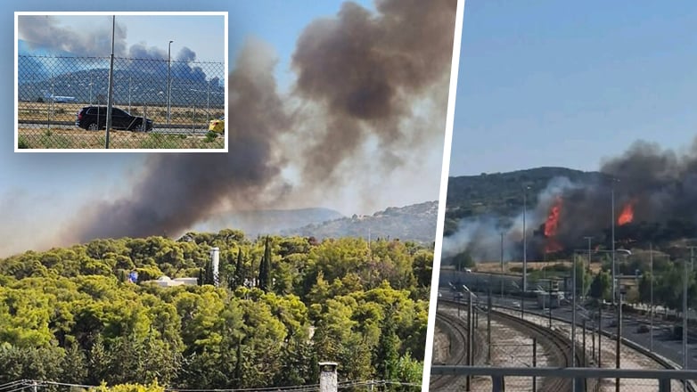 Οριοθετήθηκε η πυρκαγιά στην Παιανία