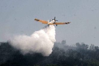 Πυρκαγιά σε δασική έκταση στην Καρδίτσα