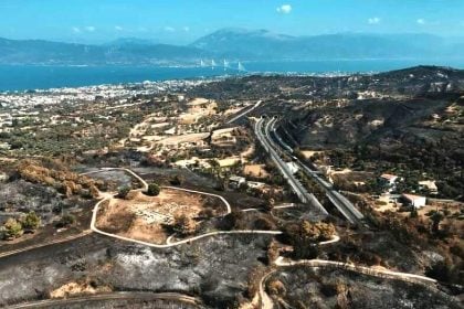 Πάτρα: Η καταστροφή γύρω από τον αρχαιολογικό χώρο της Βούντενης (ΒΙΝΤΕΟ ΑΠΟ ΨΗΛΑ)