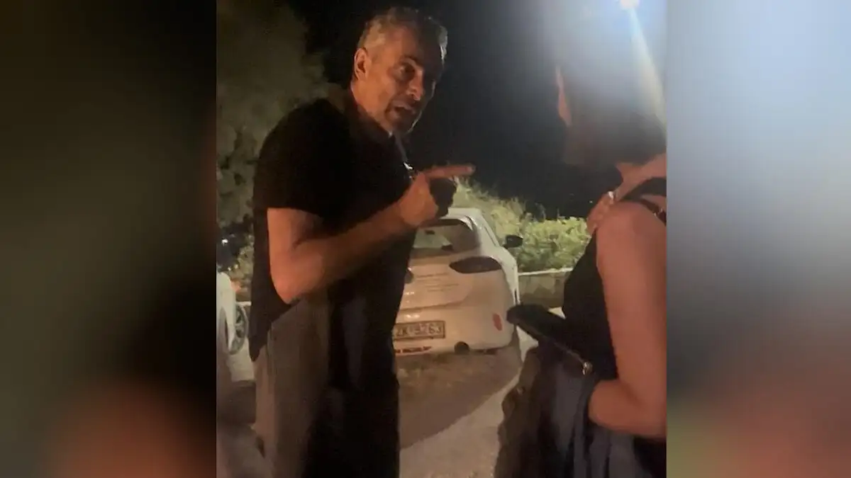 Άγριο επεισόδιο μεταξύ Εβραίων και ιδιοκτήτη ταβέρνας στη Νάξο με αφορμή αυτοκόλλητα υπέρ της Παλαιστίνης – Δείτε βίντεο