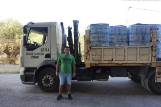 Αξιέπαινη προσφορά Παναγιώτη Μαρινόπουλου σε πυρόπληκτους 