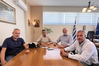 Συνάντηση Αλεξόπουλου με αντιπροσωπεία της διοίκησης του Οικονομικού Επιμελητηρίου Βορειοδυτικής Πελοποννήσου και Δυτικής Ελλάδας