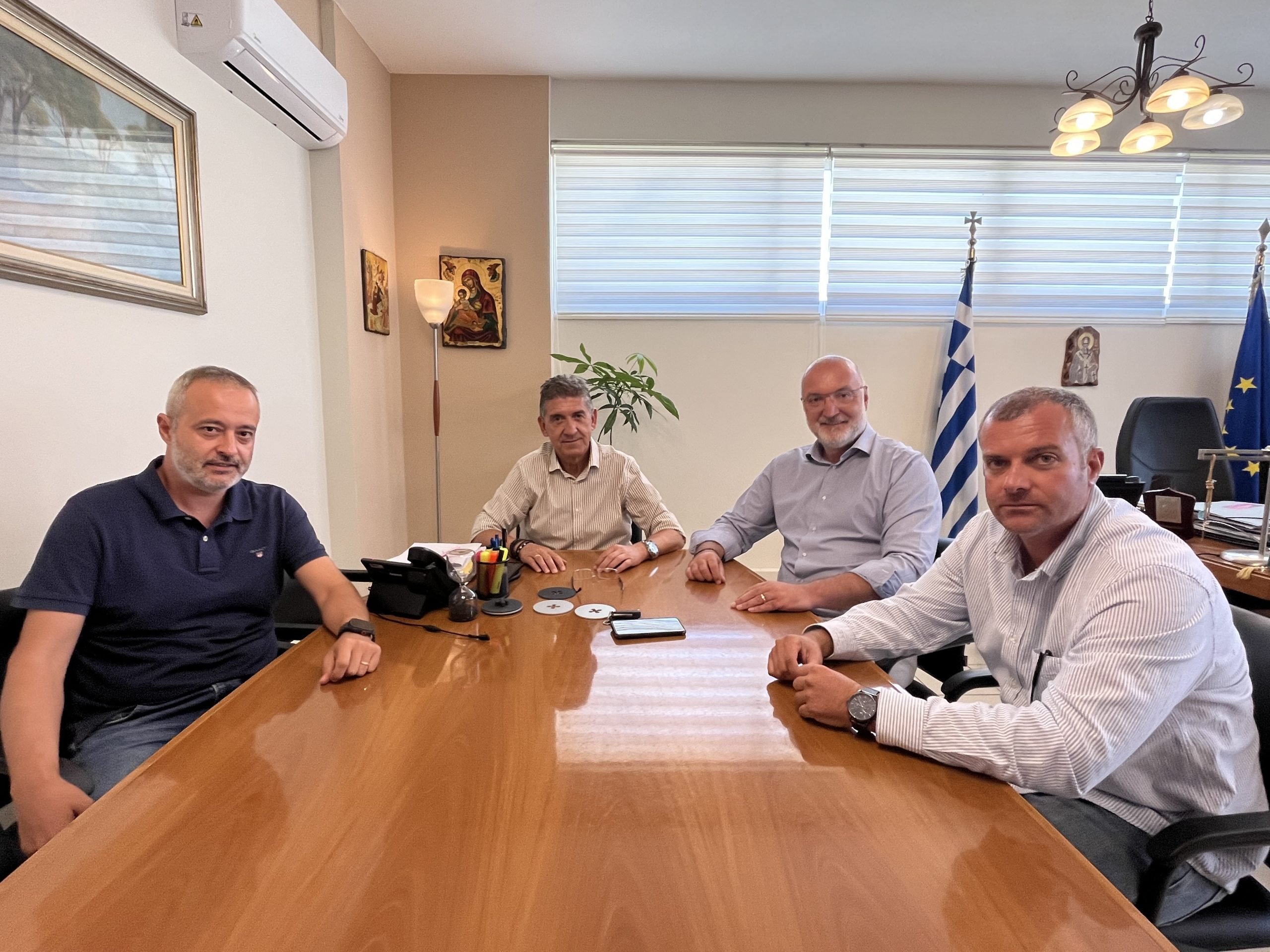 Συνάντηση Αλεξόπουλου με αντιπροσωπεία της διοίκησης του Οικονομικού Επιμελητηρίου Βορειοδυτικής Πελοποννήσου και Δυτικής Ελλάδας