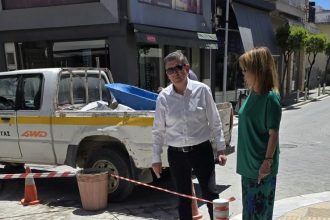 Κάτω Αχαΐα: Εργασίες συντήρησης & επισκευής στο τμήμα της ανάπλασης