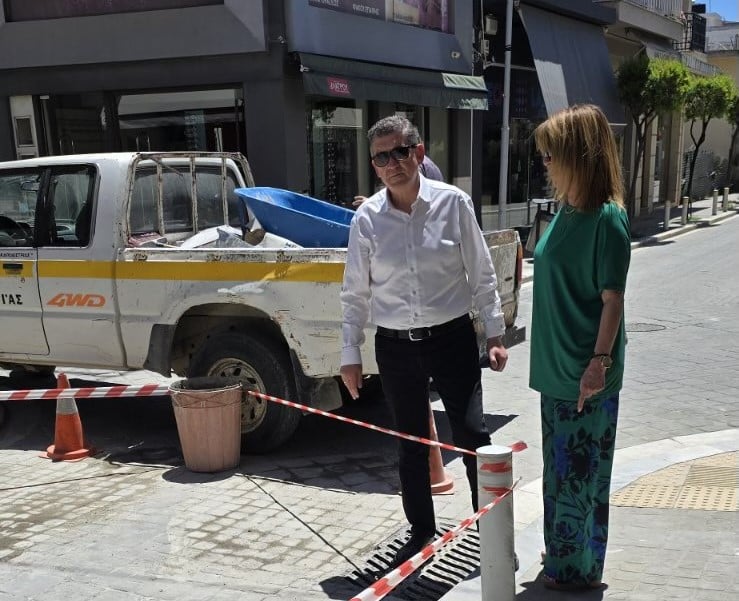 Κάτω Αχαΐα: Εργασίες συντήρησης & επισκευής στο τμήμα της ανάπλασης