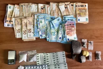 2 συλλήψεις από την Ομάδα ΔΙ.ΑΣ. για διακίνηση ναρκωτικών ουσιών στον Άγιο Παντελεήμονα (ΦΩΤΟ)