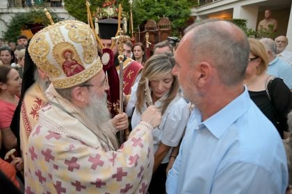 Στη Μονή Γηροκομείου η Βίβιαν Σαμούρη ΦΩΤΟ