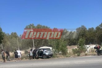 Πάτρα: Τροχαίο στην Κανελλοπούλου - Εκτροπή οχήματος και ένας τραυματίας (ΦΩΤΟ)