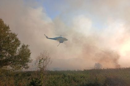 Οριοθετήθηκε φωτιά στη Λεύκα Αγρινίου