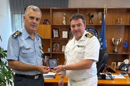 Ο Διοικητής του Ναυτικού Σταθμού Ιονίου στη Γενική Περιφερειακή Αστυνομική Διεύθυνση Δυτικής Ελλάδας