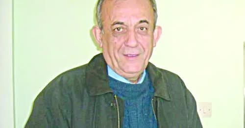 Ο Μαρίνος Σκανδάμης αποχαιρετά τον Αριστείδη Παντελή