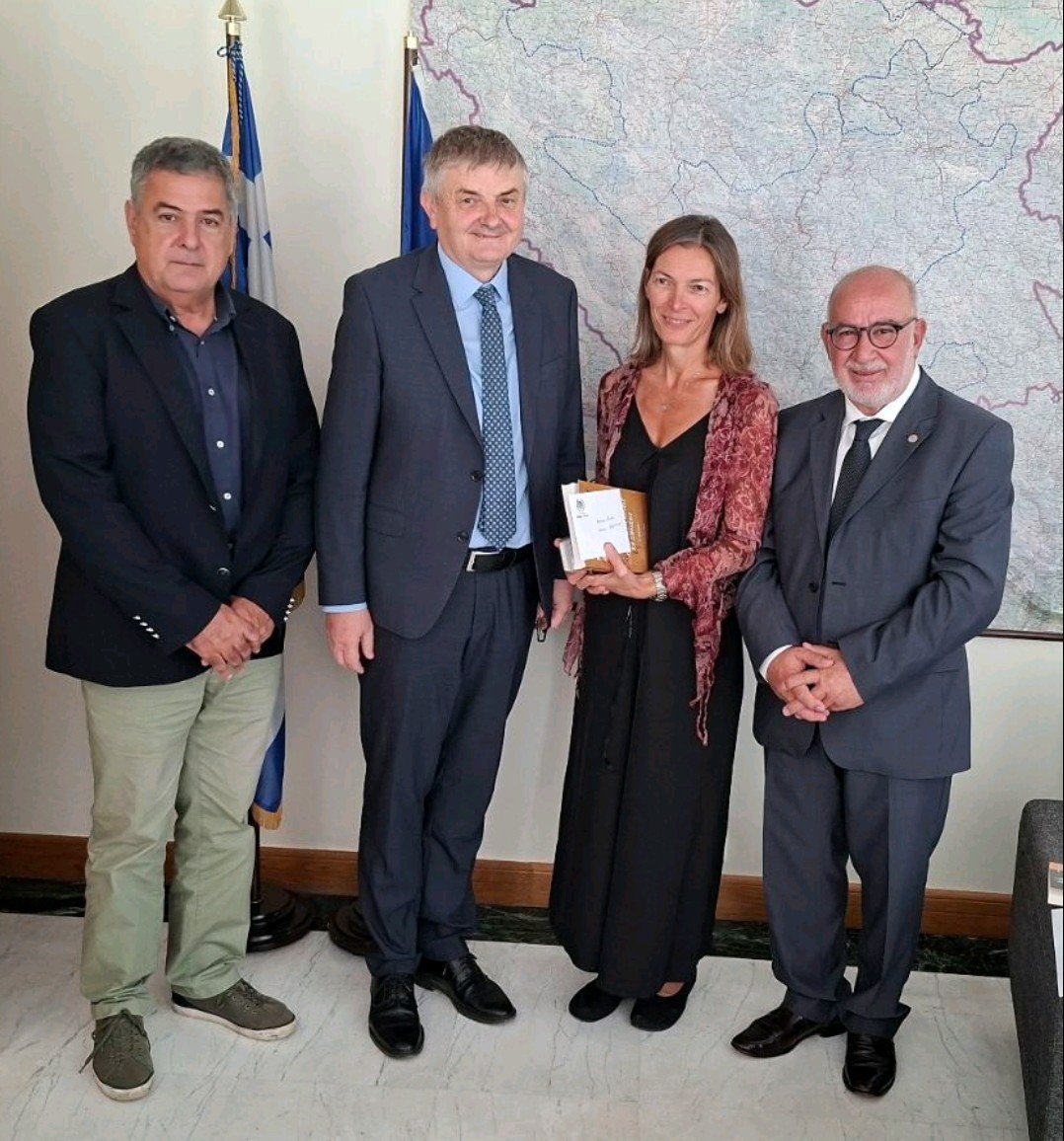 Συνάντηση των Αντιπεριφερειαρχών, Π. Σακελλαρόπουλου και Αθλητισμού, Π. Αντωνόπουλου με τον Πρέσβη της Βοσνίας και Ερζεγοβίνης , Ντράγκαν Βούκοβιτς