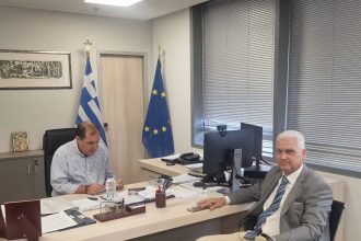 Συνάντηση Ζαΐμη με τον Υφυπουργό Κ. Κατσαφάδο - Προχωρά η καταβολή των αποζημιώσεων στους πληγέντες του Ερύμανθου από την φωτιά του 2024