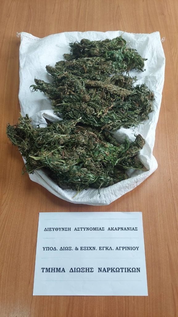 Δυτ. Ελλάδα: Συνελήφθη άνδρας με ένα κιλό κάνναβης (ΦΩΤΟ)