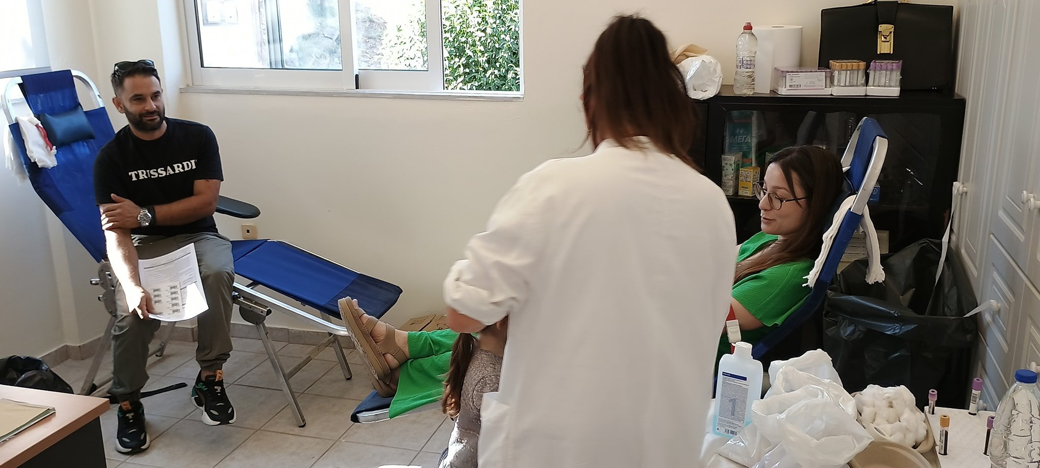 Αιμοδοσία από τον Πολιτιστικό Σύλλογο Ελεκίστρας και Πανοράματος ΦΩΤΟ