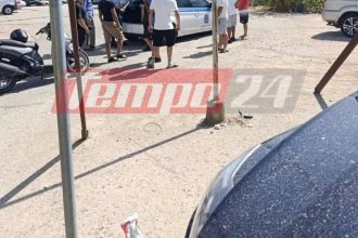 Πάτρα: Σφοδρή σύγκρουση ΙΧ με δίκυκλο στην Ακτή Δυμαίων – Δύο τραυματίες (ΦΩΤΟ)