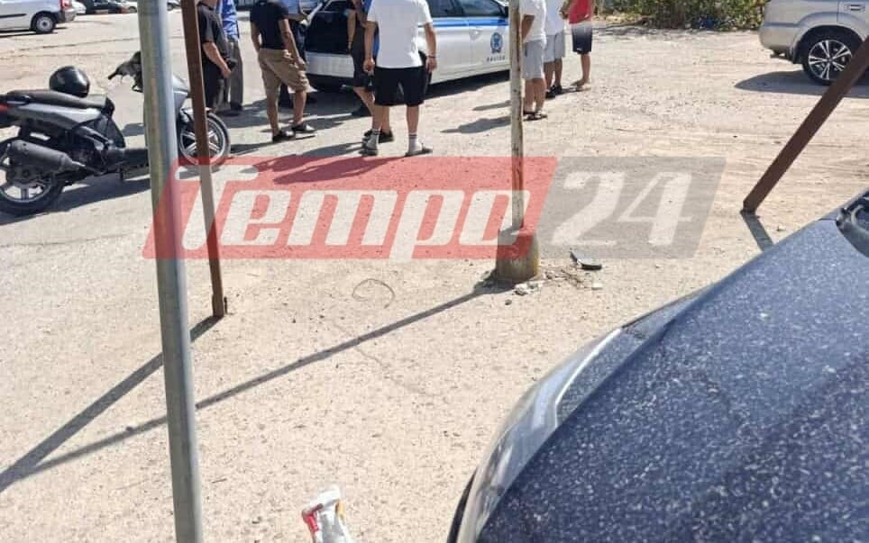 Πάτρα: Σφοδρή σύγκρουση ΙΧ με δίκυκλο στην Ακτή Δυμαίων – Δύο τραυματίες (ΦΩΤΟ)