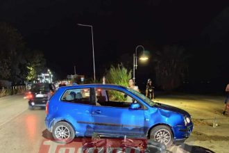 Πάτρα: Τροχαίο με τραυματισμό στην Παραλία - Σύγκρουση ΙΧ με δίκυκλο (ΦΩΤΟ)