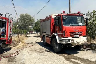 Φωτιά έκαψε 70 τόνους βαμβάκι