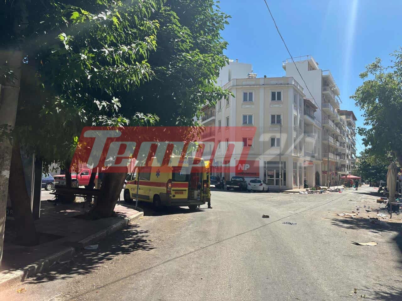 Πανικός στη λαϊκή της Δευτέρας-Τροχαίο με μηχανή στην Πλ. Βουδ της Πάτρας – ΦΩΤΟ
