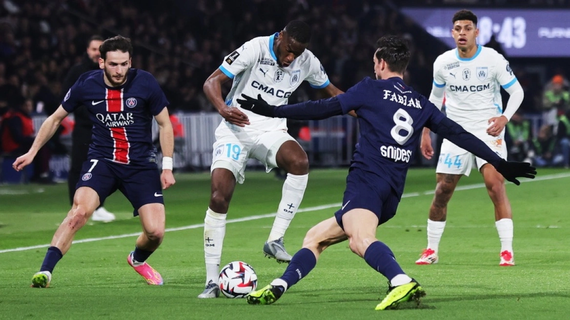 League 1: Αναβλήθηκε το ντέρμπι Μαρσέιγ-Παρί Σεν Ζερμέν λόγω καιρού