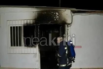 Ηράκλειο: Κατέληξε και η 36χρονη εγκαυματίας από τη φωτιά στα αποδυτήρια του γηπέδου