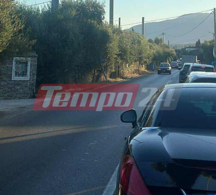 Πάτρα: Ξέμεινε νταλίκα κοντά στα Βραχνέικα - Ατελείωτες ουρές και μεγάλη καθυστέρηση (ΦΩΤΟ)
