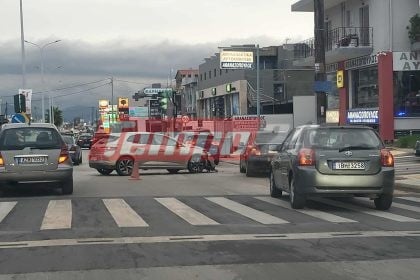 Πάτρα: Τροχαίο στην Αρέθα - ΦΩΤΟ