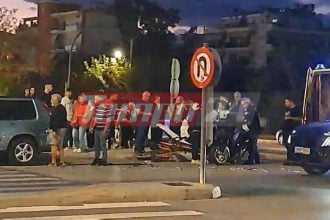 Πάτρα: Κι άλλο τροχαίο στην Αμερικής - ΙΧ συγκρούστηκε με δίκυκλο - Ένας τραυματίας (ΦΩΤΟ)