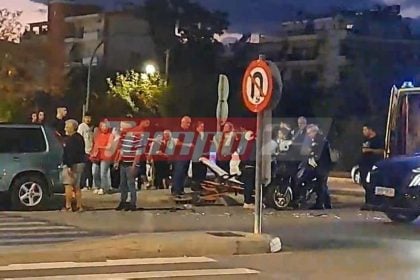 Πάτρα: Κι άλλο τροχαίο στην Αμερικής - ΙΧ συγκρούστηκε με δίκυκλο - Ένας τραυματίας (ΦΩΤΟ)