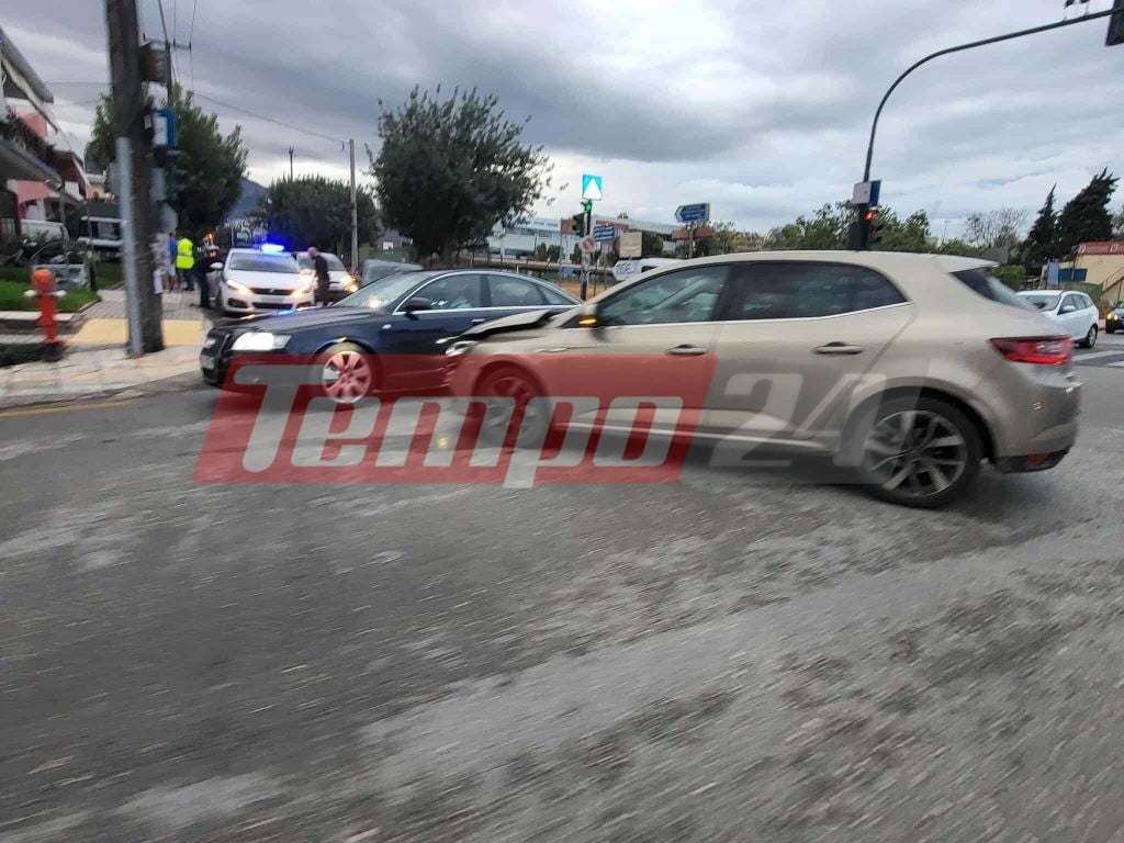 Πάτρα: Τροχαίο στην Αρέθα - ΦΩΤΟ