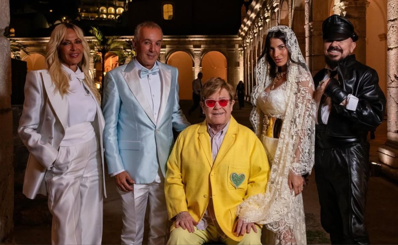 Άννα Βίσση: Με τον Elton John στη βάφτιση του Γιάννη Κούστα Junior