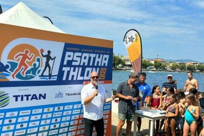 Ο Τάκης Παπαδόπουλος στο Psathathlon 2025