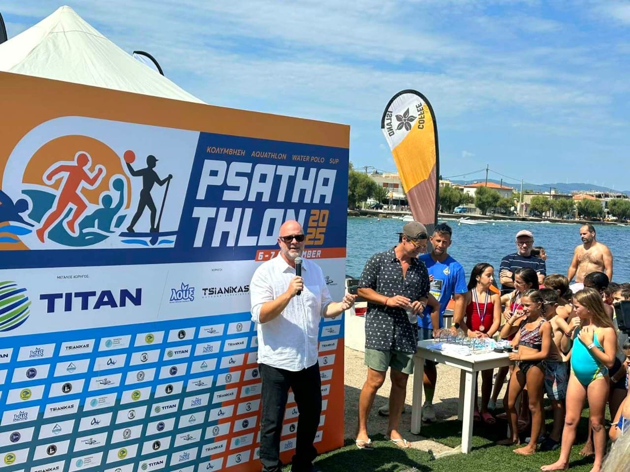  Ο Τάκης Παπαδόπουλος στο Psathathlon 2025