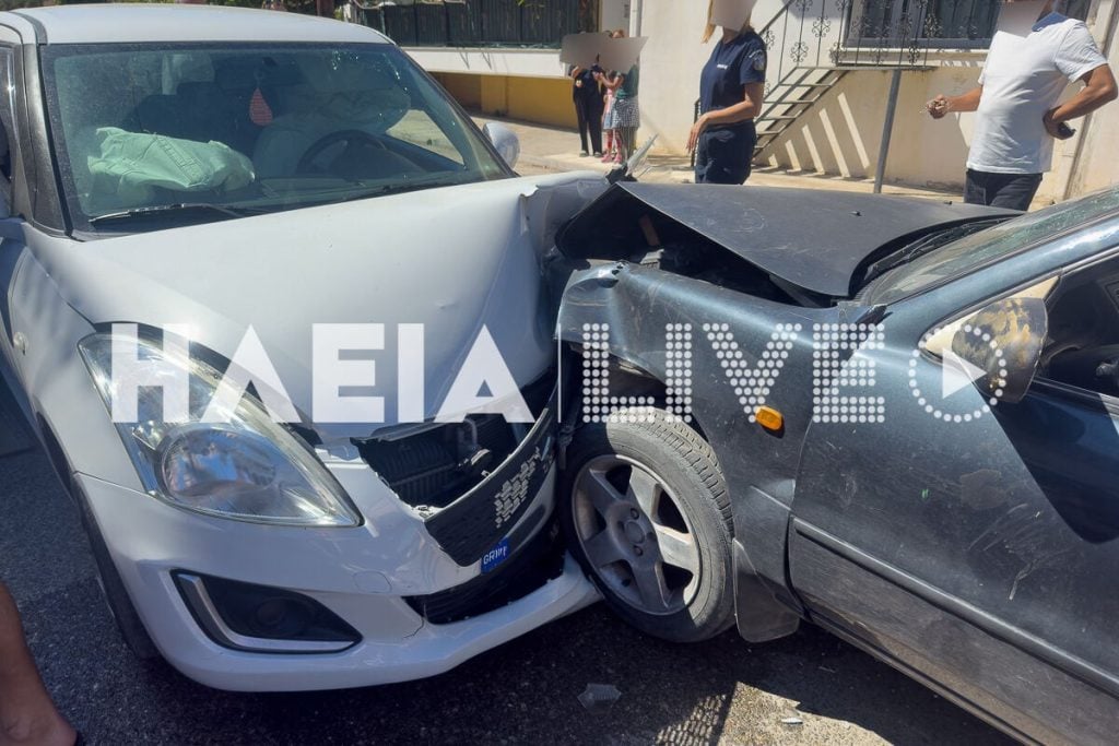 Πύργος: Μετωπική σύγκρουση με έναν τραυματία (ΦΩΤΟ)