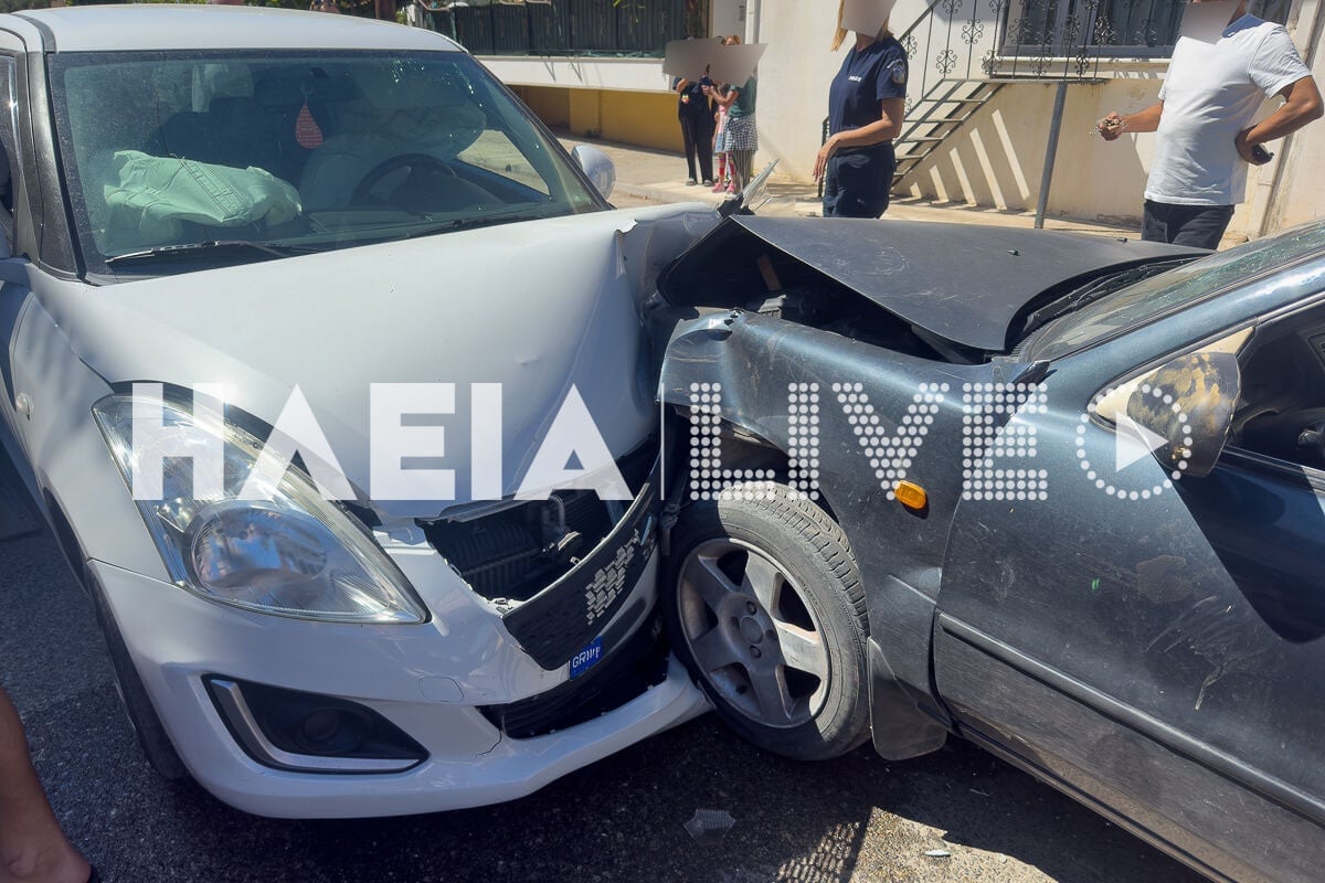 Πύργος: Μετωπική σύγκρουση με έναν τραυματία (ΦΩΤΟ)