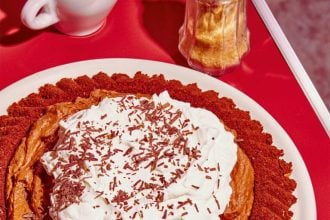 Tάρτα με βελούδινη κρέμα σοκολάτας (chocolate silk pie)