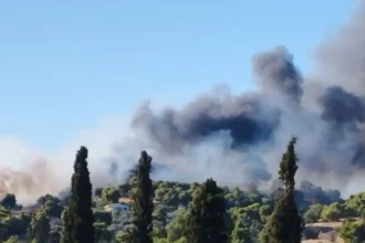 Φωτιά στην Αργολίδα – Μήνυμα από το 112 «παραμείνετε σε ετοιμότητα»