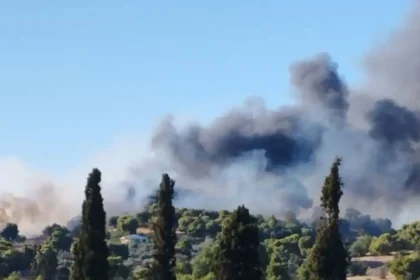 Φωτιά στην Αργολίδα – Μήνυμα από το 112 «παραμείνετε σε ετοιμότητα»