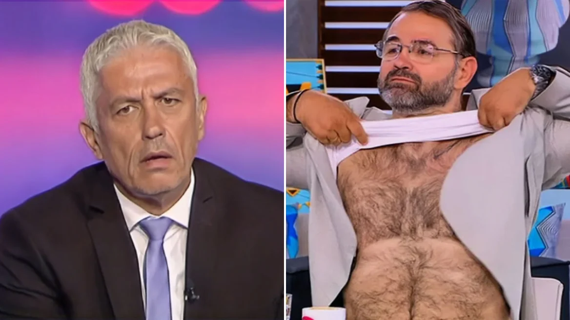 Καλλιακμάνης για Μπαλάσκα που έβγαλε την μπλούζα του on air: Δεν δεν θέλω καν να το σχολιάσω, δεν είναι αστείο