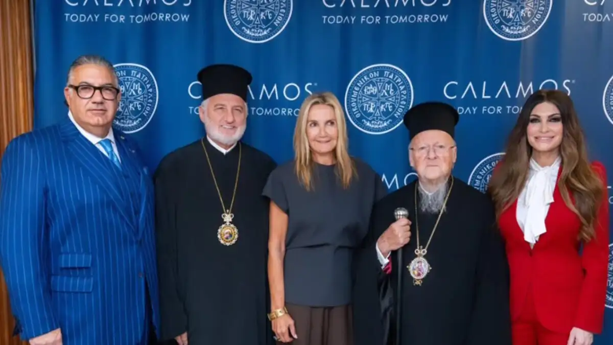 Μαρέβα Γκραμπόφσκι: Η ανάρτησή της μαζί με την Κίμπερλι Γκιλφόιλ και τον Οικουμενικό Πατριάρχη Βαρθολομαίο