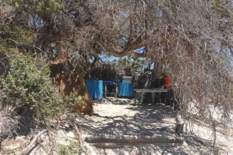 Παρά τις απαγορεύσεις επέστρεψαν στη νήσο Χρυσή οι καλύβες - Επίκειται επιχείρηση για την απομάκρυνσή τους