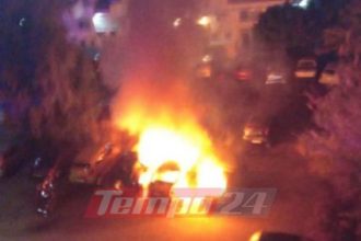 Πάτρα: Παρανάλωμα του πυρός ΙΧ - Ήταν σταθμευμένο στο Στάδιο