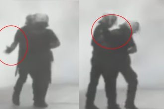 Πάτρα: Απίστευτο βίντεο με άνδρα τον ΜΑΤ να ρίχνει σφαλιάρα σε συνάδελφό του γιατί πέταξε δακρυγόνο