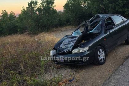 Τρεις τραυματίες σε τροχαίο με αγελάδα στη Φθιώτιδα