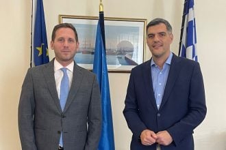 Συνάντηση του πολιτευτή ΝΔ Αχαΐας Ανδρέα Τσώκου με τον Πρόεδρο της Ρυθμιστικής Αρχής Λιμένων Απόστολο Γ. Παπαποστόλου