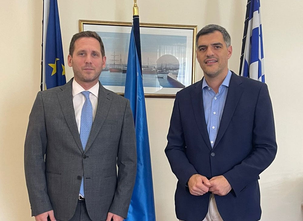 Συνάντηση του πολιτευτή ΝΔ Αχαΐας Ανδρέα Τσώκου με τον Πρόεδρο της Ρυθμιστικής Αρχής Λιμένων Απόστολο Γ. Παπαποστόλου