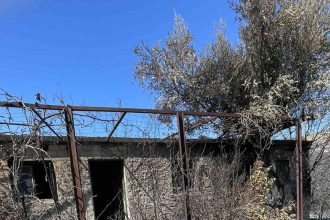 Περιοδεία στελεχών του ΠΑΣΟΚ στις καμμένες περιοχές της Αιγιάλειας