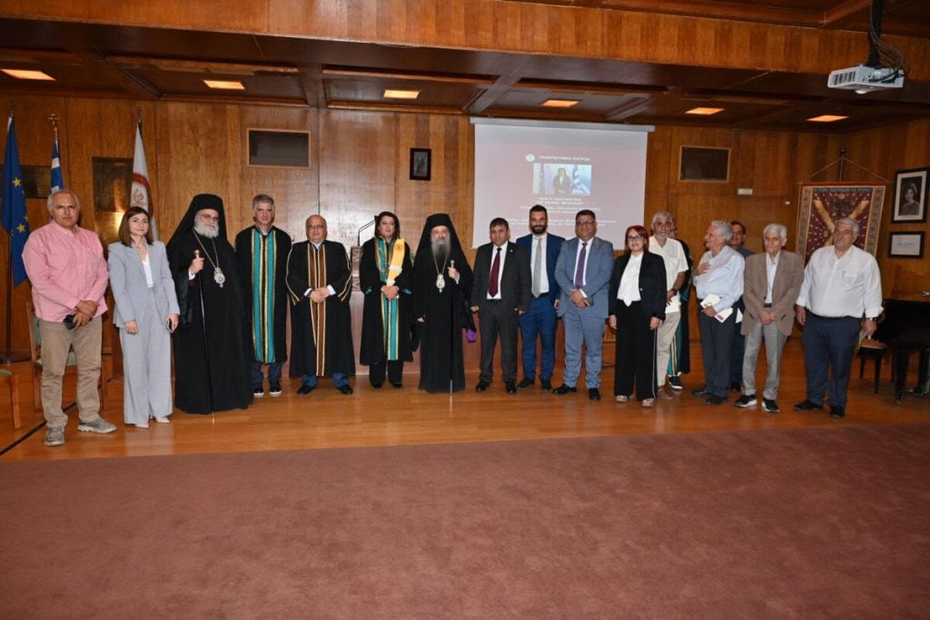 Επίτιμη Διδάκτωρ του Πανεπιστημίου Πατρών η Υπουργός Παιδείας Αθλητισμού και Νεολαίας της Κυπριακής Δημοκρατίας